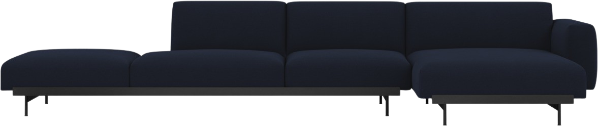 In Situ 4er Sofa offen in Combo 4: Vidar 554 präsentiert im Onlineshop von KAQTU Design AG. 4er Sofa ist von Muuto