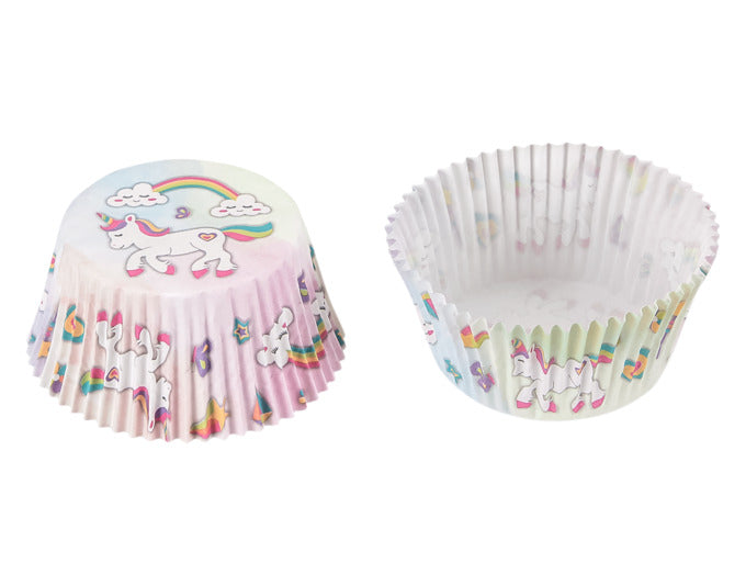 STÄDTER Papierbackförmchen Maxi Einhorn ø 5/7x3 cm bunt 50er in  präsentiert im Onlineshop von KAQTU Design AG. Backform / Backblech ist von STÄDTER