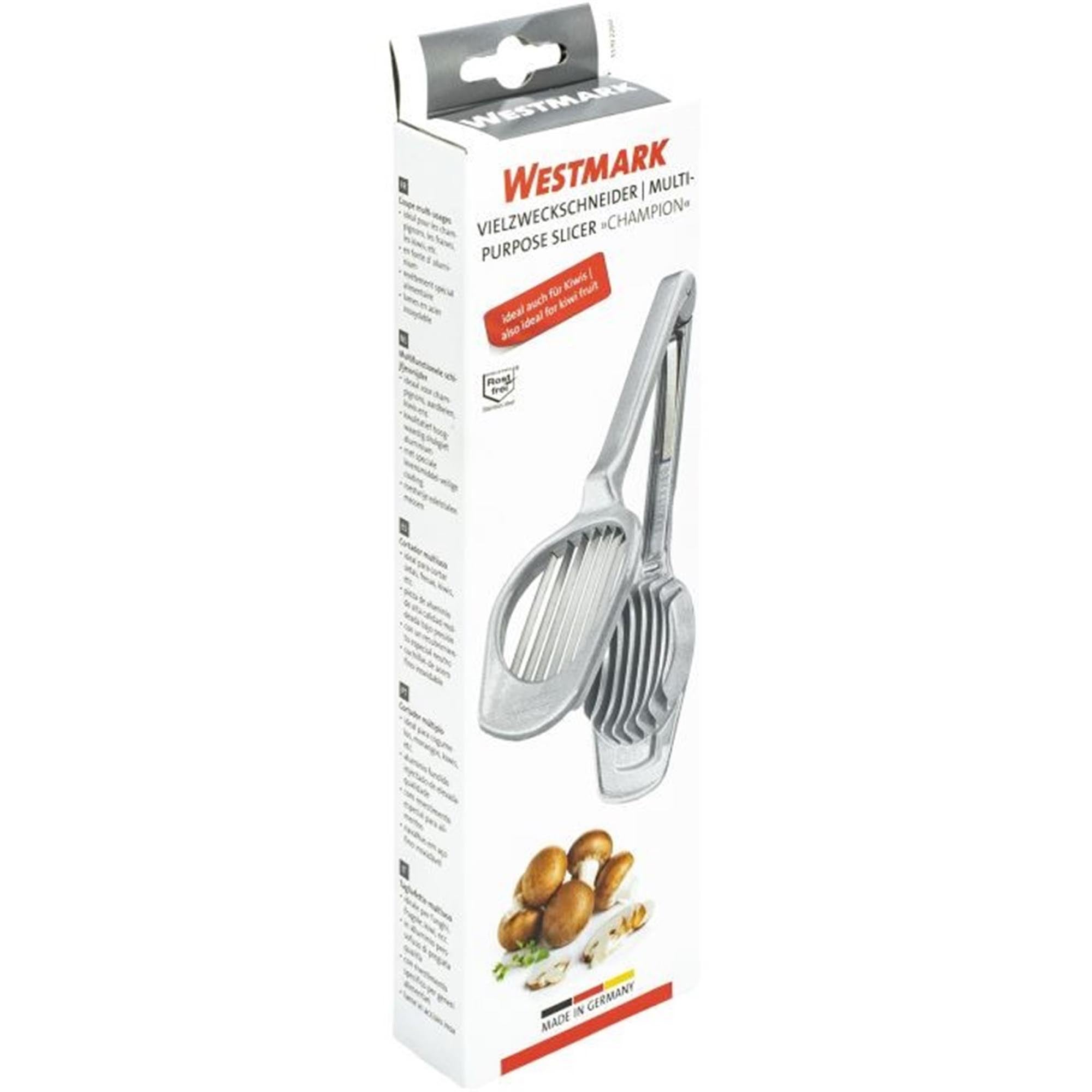Praktischer Vielzweckschneider von Westmark, ideal für präzises Schneiden, kompakt mit 20x7x3cm, vielseitig einsetzbar.
