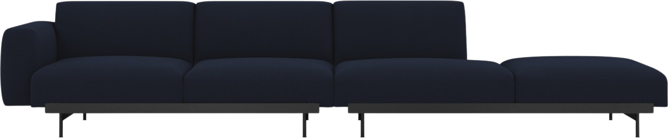 In Situ 4er Sofa offen in Combo 3: Vidar 554 präsentiert im Onlineshop von KAQTU Design AG. 4er Sofa ist von Muuto