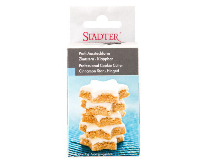 Hochwertiger Edelstahl-Ausstecher für Zimtsterne, ø 5 cm, ideal für präzises Backen und kreative Plätzchenformen.
