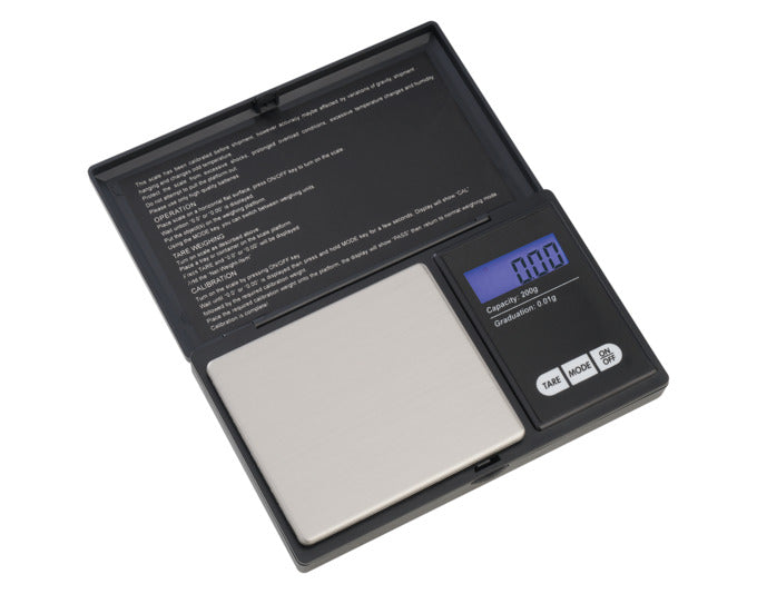 EVA Taschenwaage digital 200 g 0.01 g 12.7x7.5x1.8 cm Edelstahl Kunststoff in  präsentiert im Onlineshop von KAQTU Design AG. Waage ist von EVA