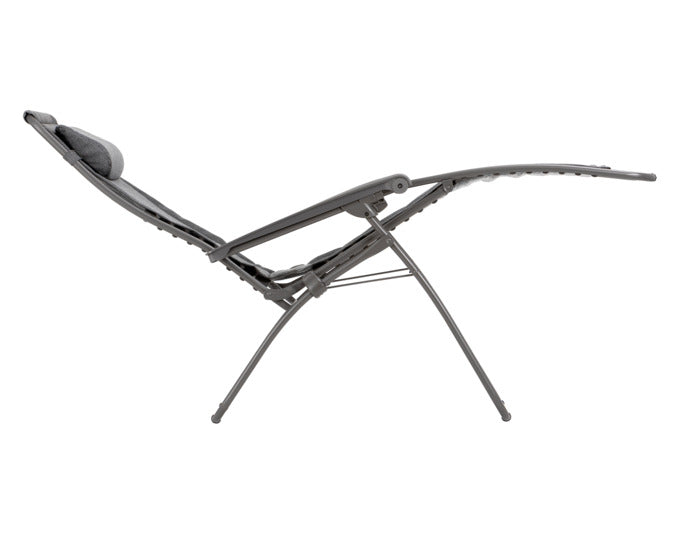 Ergonomischer LAFUMA Relaxsessel RSX Clip LightComfort, robustes Titangestell, ideal für Entspannung und Komfort.
