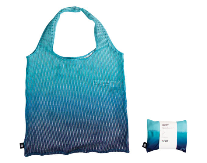 ARPE Netzbeutel ocean blue 38 x 60 cm in  präsentiert im Onlineshop von KAQTU Design AG. Tasche ist von ARPE