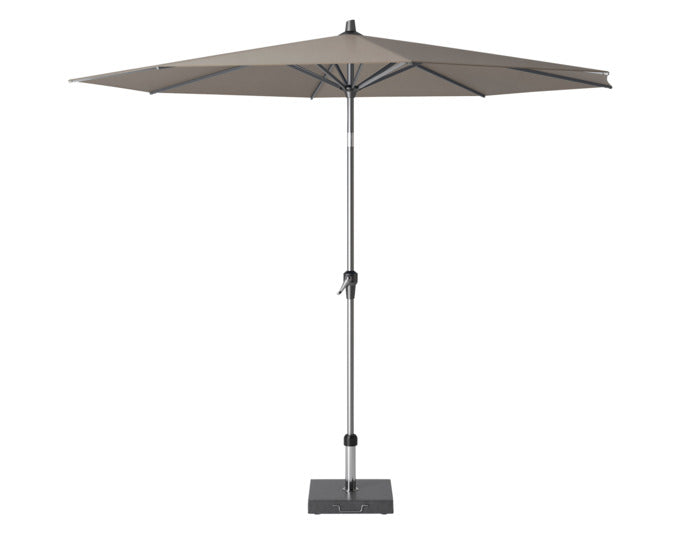 PLATINUM SUN & SHADE Sonnenschirm Riva Premium 300 cm Havana anthrazit in  präsentiert im Onlineshop von KAQTU Design AG. Sonnenschirm ist von PLATINUM SUN & SHADE
