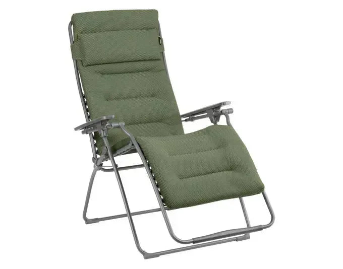 LAFUMA Relaxsessel Futura BeComfort® XL olive Gestell titane in  präsentiert im Onlineshop von KAQTU Design AG. Liegestuhl ist von LAFUMA