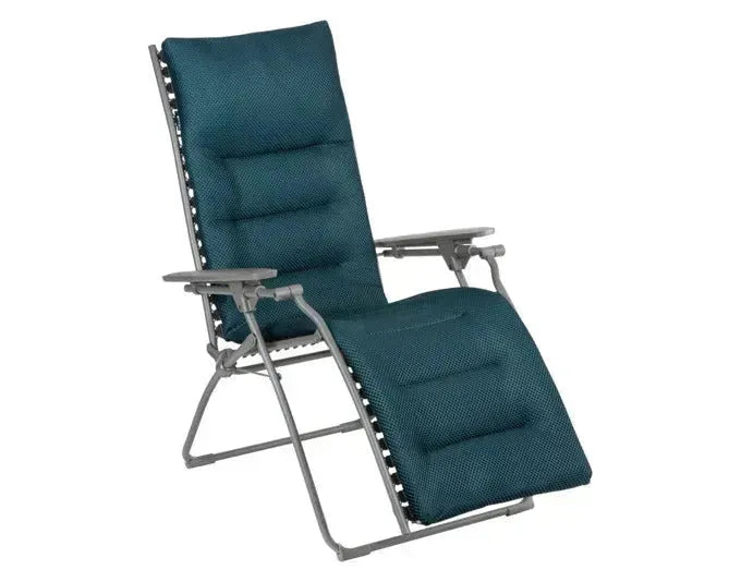 LAFUMA Relaxsessel Evolution BeComfort® bleu encre Gestell titane in  präsentiert im Onlineshop von KAQTU Design AG. Liegestuhl ist von LAFUMA