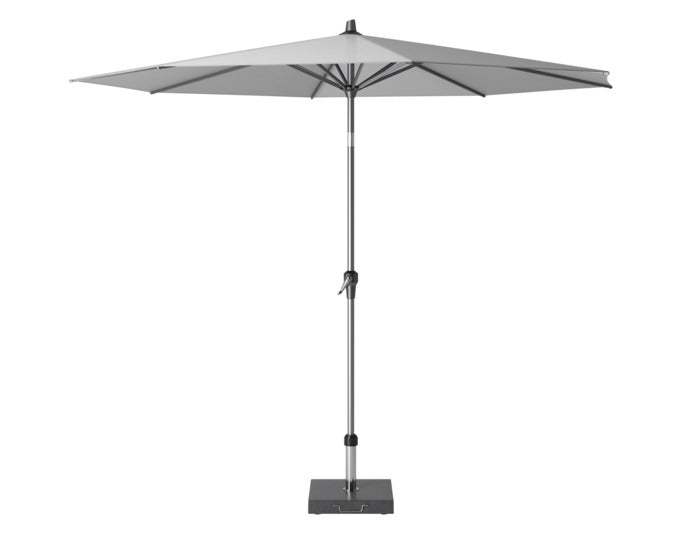 PLATINUM SUN & SHADE Sonnenschirm Riva ø 300 cm hellgrau anthrazit