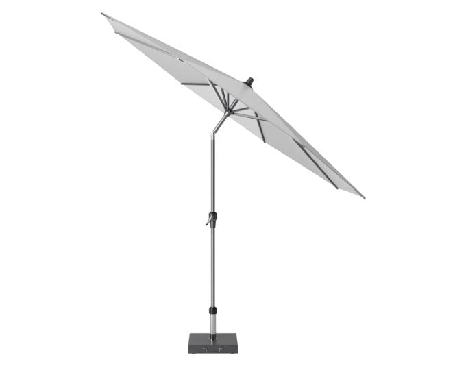 PLATINUM SUN & SHADE Sonnenschirm Riva ø 300 cm hellgrau anthrazit