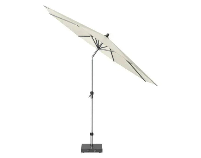 Moderner Sonnenschirm Riva ø 300 cm in ecru-anthrazit, idealer Schutz vor Sonne, stilvolles Design, robust und hochwertig.