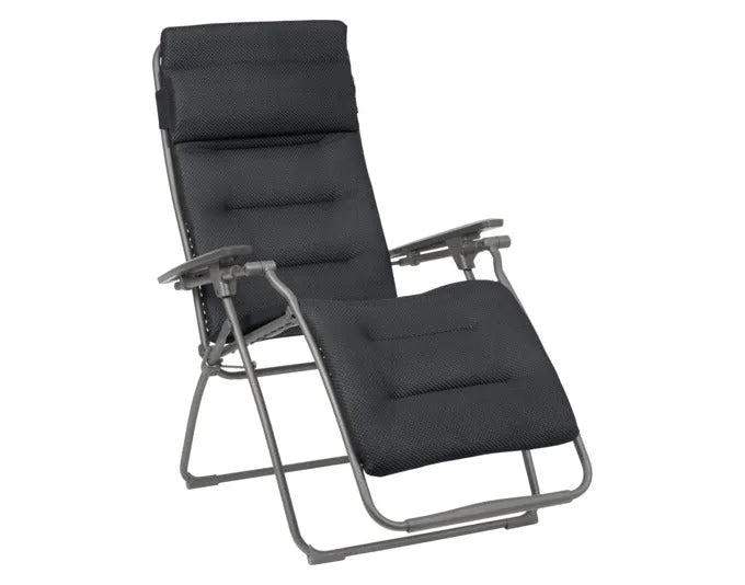 LAFUMA Relaxsessel Futura BeComfort® dark grey Gestell titane in  präsentiert im Onlineshop von KAQTU Design AG. Liegestuhl ist von LAFUMA