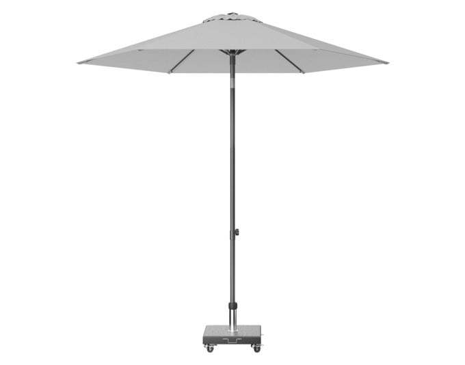 PLATINUM SUN & SHADE Sonnenschirm Lisboa ø 250 cm hellgrau anthrazit