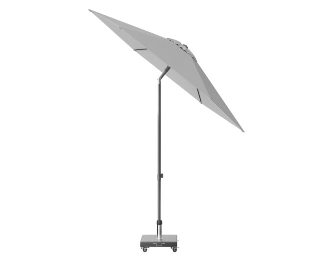 PLATINUM SUN & SHADE Sonnenschirm Lisboa ø 250 cm hellgrau anthrazit