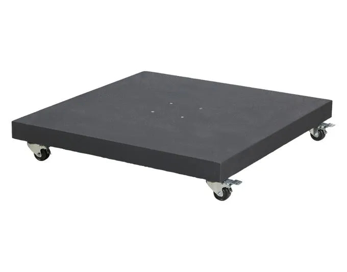 PLATINUM SUN & SHADE Sockel Sorrento 90 kg schwarz mit Rollen in  präsentiert im Onlineshop von KAQTU Design AG. Sonnenschirm ist von PLATINUM SUN & SHADE