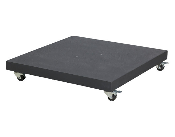 PLATINUM SUN & SHADE Sockel Sorrento 90 kg schwarz mit Rollen in  präsentiert im Onlineshop von KAQTU Design AG. Sonnenschirm ist von PLATINUM SUN & SHADE
