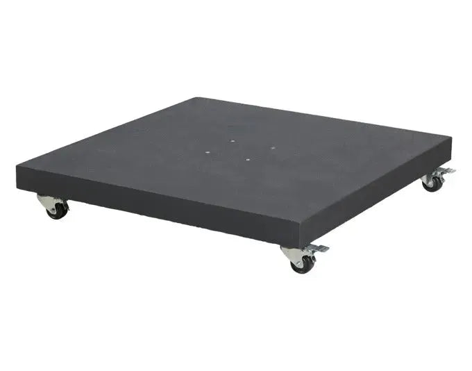 PLATINUM SUN & SHADE Sockel Sorrento 90 kg schwarz mit Rollen in  präsentiert im Onlineshop von KAQTU Design AG. Sonnenschirm ist von PLATINUM SUN & SHADE