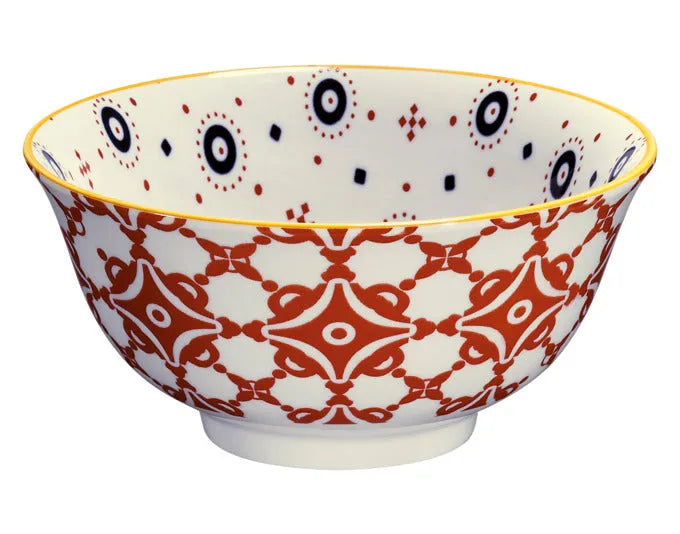 CILIO Bowl Amici Kacheln Porzellan 850 ml ø 18x8 cm in  präsentiert im Onlineshop von KAQTU Design AG. Schale ist von CILIO