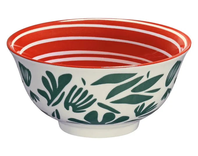 CILIO Bowl Amici Blätter Porzellan 850 ml ø 18x8 cm in  präsentiert im Onlineshop von KAQTU Design AG. Schale ist von CILIO