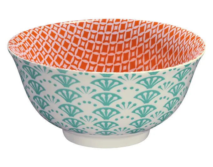 CILIO Bowl Amici Fächer Porzellan 850 ml ø 18x8 cm in  präsentiert im Onlineshop von KAQTU Design AG. Schale ist von CILIO
