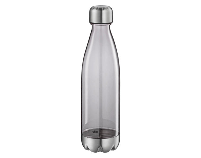CILIO Trinkflasche Elegante 0.7 l Tritan transparent grau in  präsentiert im Onlineshop von KAQTU Design AG. Flasche ist von CILIO