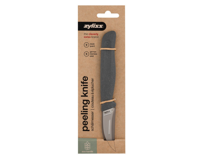 Das ZYLISS Schälmesser 6 cm in elegantem Schwarz vereinfacht das Schälen und Schneiden. Hochwertige Klinge, ergonomischer Griff – ein Must-Have für jede Küche!