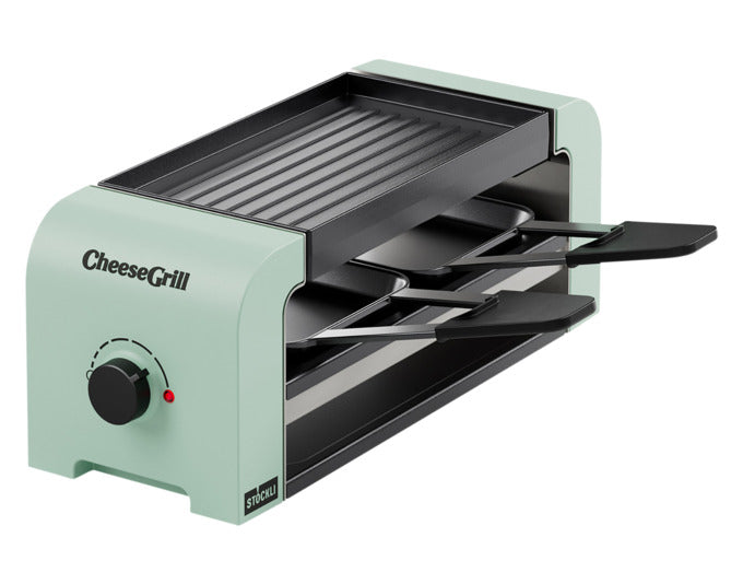 STÖCKLI Raclettegrill CheeseGrill 2 mint green 31.4x11.6x11.8 cm in  präsentiert im Onlineshop von KAQTU Design AG. Fondue/Raclette ist von STÖCKLI