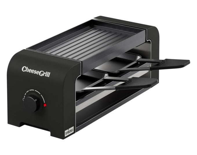 STÖCKLI Raclettegrill CheeseGrill 2 black 31.4x11.6x11.8 cm in  präsentiert im Onlineshop von KAQTU Design AG. Fondue/Raclette ist von STÖCKLI
