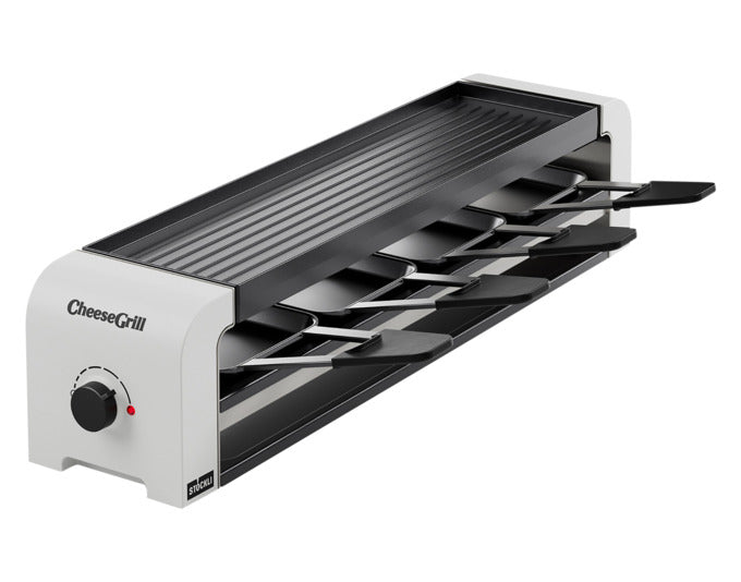 STÖCKLI Raclettegrill CheeseGrill 4 white 53x11.6x11.8 cm in  präsentiert im Onlineshop von KAQTU Design AG. Fondue/Raclette ist von STÖCKLI