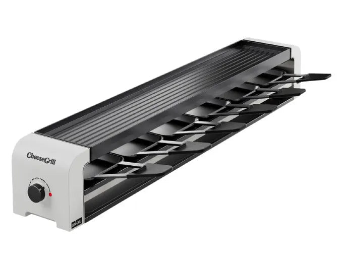 STÖCKLI Raclettegrill CheeseGrill 6 white 74.6x11.6x11.8 cm in  präsentiert im Onlineshop von KAQTU Design AG. Fondue/Raclette ist von STÖCKLI