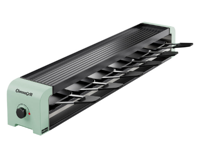 STÖCKLI Raclettegrill CheeseGrill 6 mint green 74.6x11.6x11.8 cm in  präsentiert im Onlineshop von KAQTU Design AG. Fondue/Raclette ist von STÖCKLI