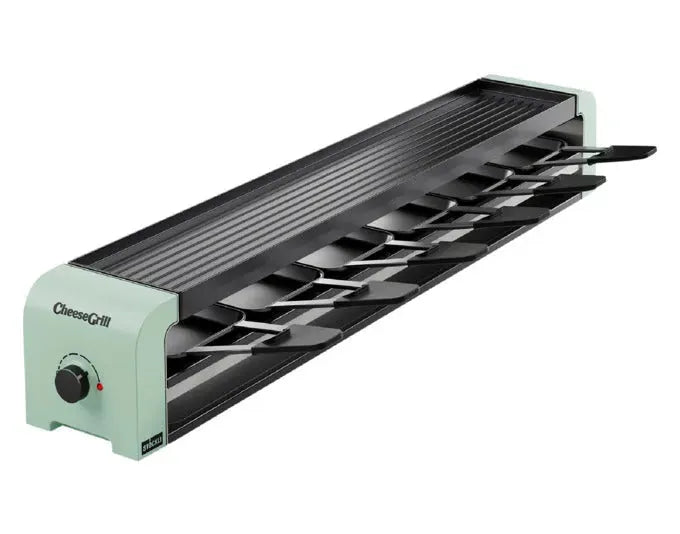 STÖCKLI Raclettegrill CheeseGrill 6 mint green 74.6x11.6x11.8 cm in  präsentiert im Onlineshop von KAQTU Design AG. Fondue/Raclette ist von STÖCKLI