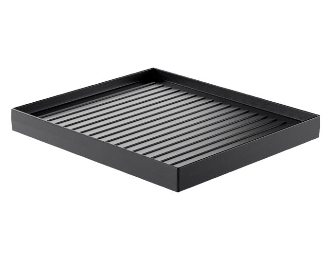Wende-Grillplatte von STÖCKLI, ideal für den PizzaGrill 4, Maße 19.9x22.8x2.3 cm, vielseitig einsetzbar für Grill und Pizza.