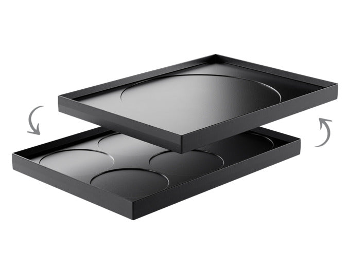 STÖCKLI Wende-Crêpeplatte für PizzaGrill 6 30.7x22.8x2.3 cm in  präsentiert im Onlineshop von KAQTU Design AG. Grillzubehör ist von STÖCKLI