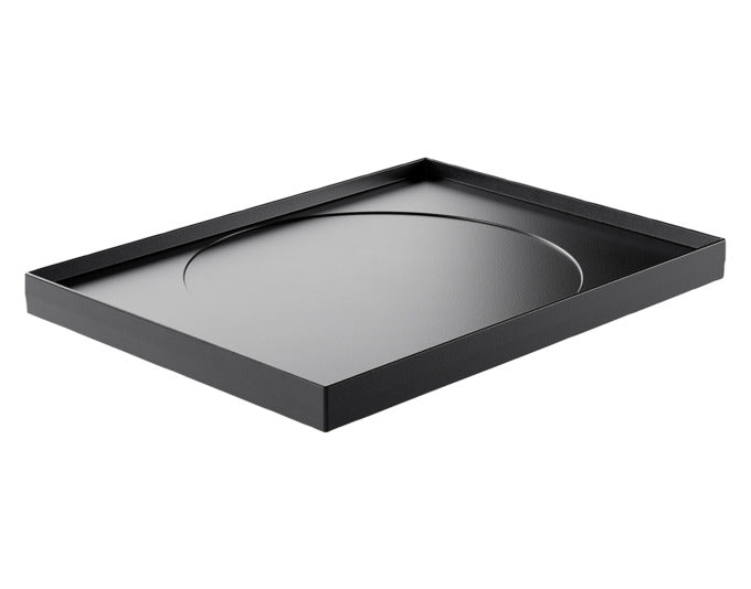 Die STÖCKLI Wende-Crêpeplatte ist ideal für den PizzaGrill 6, vielseitig einsetzbar für Crêpes und mehr, Maße: 30.7x22.8x2.3 cm.