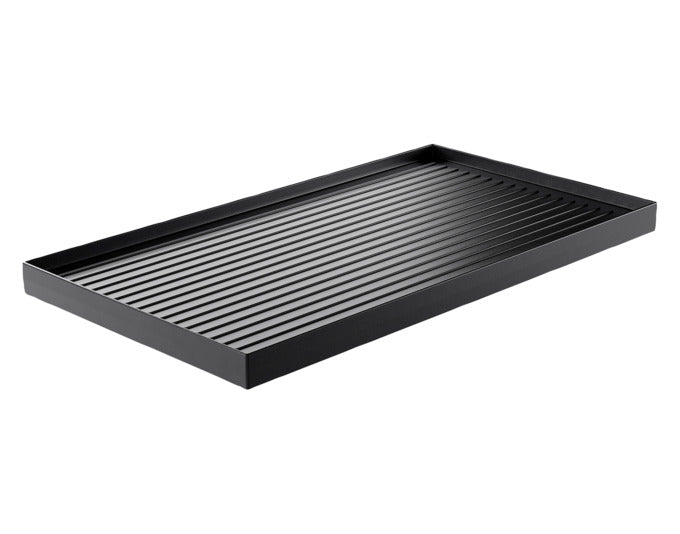 Wende-Grillplatte von STÖCKLI, ideal für den PizzaGrill 8, Maße 41.5x22.8x2.3 cm, vielseitig einsetzbar für Grill und Pizza.