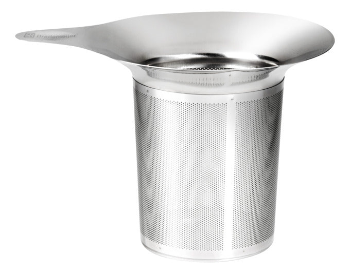 BREDEMEIJER Teefilter mit Rand Inox 8.9x11.4x7.8 cm in  präsentiert im Onlineshop von KAQTU Design AG. Küchenhelfer ist von BREDEMEIJER