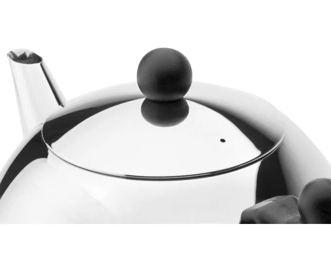Elegante Teekanne Bella Ronde von BREDEMEIJER, 1.2 l, flacher Boden, ideal für stilvollen Teegenuss und perfekte Wärmeisolierung.
