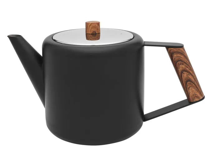 BREDEMEIJER Teekanne Duet Design Boston 1.1 l schwarz matt in  präsentiert im Onlineshop von KAQTU Design AG. Kanne ist von BREDEMEIJER