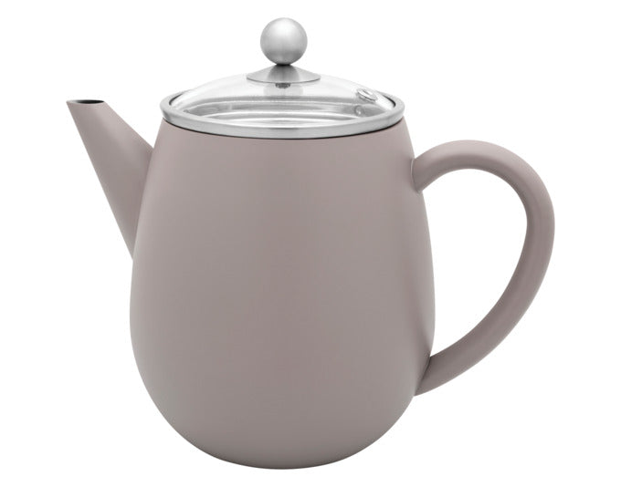 BREDEMEIJER Teekanne Duet Eva 1.1 l grau in  präsentiert im Onlineshop von KAQTU Design AG. Kanne ist von BREDEMEIJER