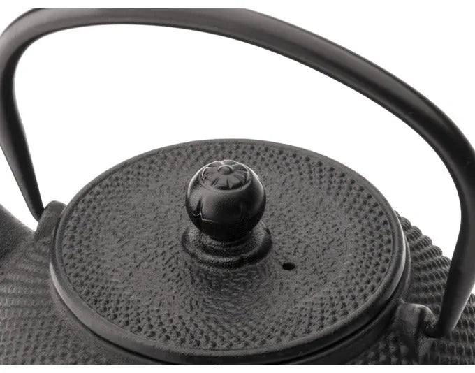 Elegante schwarze Teekanne Jang von BREDEMEIJER, 0.8 l, ideal für stilvollen Teegenuss, hochwertig und funktional.