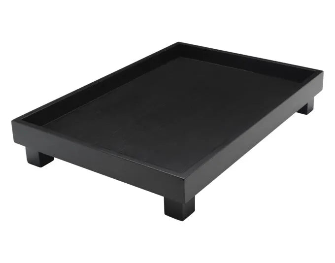 BREDEMEIJER Serviertablett Izumi 35x25x6 cm Bambus schwarz in  präsentiert im Onlineshop von KAQTU Design AG. Tablett ist von BREDEMEIJER