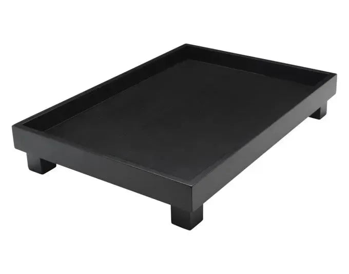 BREDEMEIJER Serviertablett Izumi 35x25x6 cm Bambus schwarz in  präsentiert im Onlineshop von KAQTU Design AG. Tablett ist von BREDEMEIJER