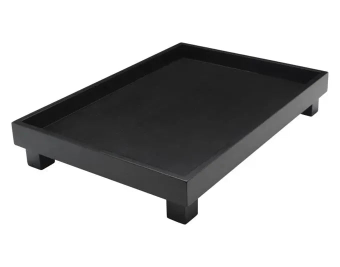 BREDEMEIJER Serviertablett Izumi 35x25x6 cm Bambus schwarz in  präsentiert im Onlineshop von KAQTU Design AG. Tablett ist von BREDEMEIJER