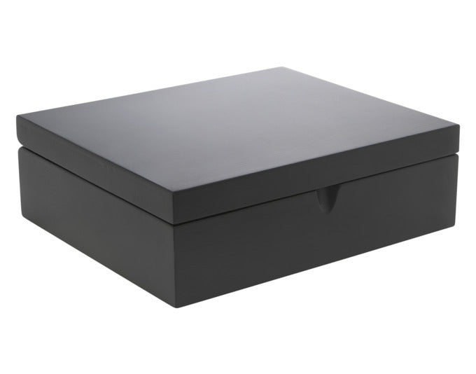 BREDEMEIJER Teebox Bambus schwarz 6 Fächer in  präsentiert im Onlineshop von KAQTU Design AG. Aufbewahrungsdose ist von BREDEMEIJER