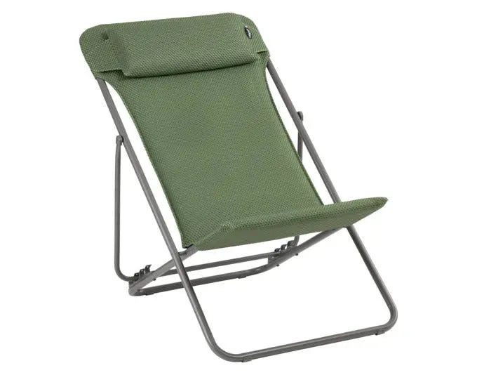 LAFUMA Sessel Maxi Transat+ BeComfort® olive Gestell titane in  präsentiert im Onlineshop von KAQTU Design AG. Gartenstuhl ist von LAFUMA