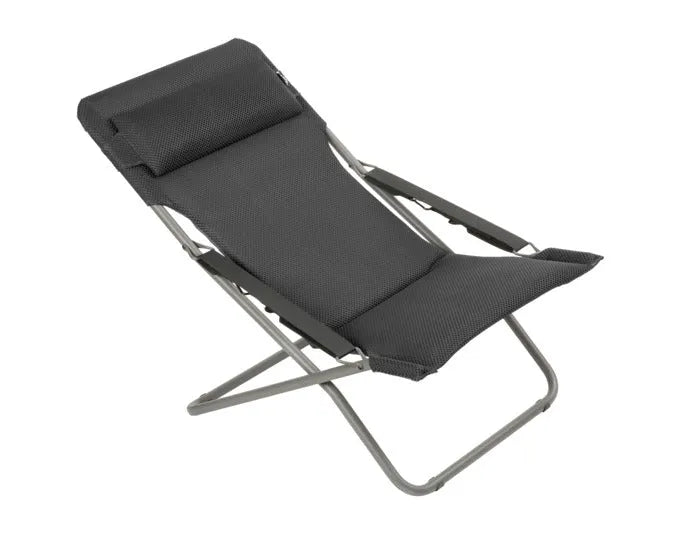 LAFUMA Sessel Transabed BeComfort® dark grey Gestell titane in  präsentiert im Onlineshop von KAQTU Design AG. Gartenstuhl ist von LAFUMA