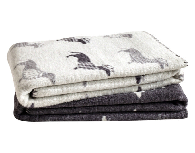 <tc>LABONI</tc> Dachshund blanket grey