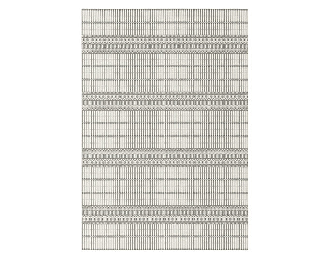 LAFUMA Aussenteppich Melya Polypropylen ténéré schwarz 340x240 cm in  präsentiert im Onlineshop von KAQTU Design AG. Outdoor-Teppich ist von LAFUMA