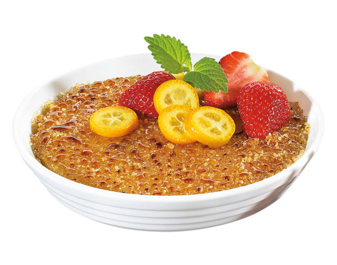 KÜCHENPROFI Crème Brûllée-Schale Burgund ø 15 cm weiss in  präsentiert im Onlineshop von KAQTU Design AG. Küchenhelfer ist von KÜCHENPROFI