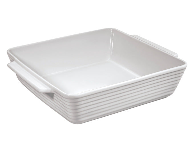 KÜCHENPROFI Gratinform Burgund quadratisch 24 cm weiss in  präsentiert im Onlineshop von KAQTU Design AG. Backform / Backblech ist von KÜCHENPROFI